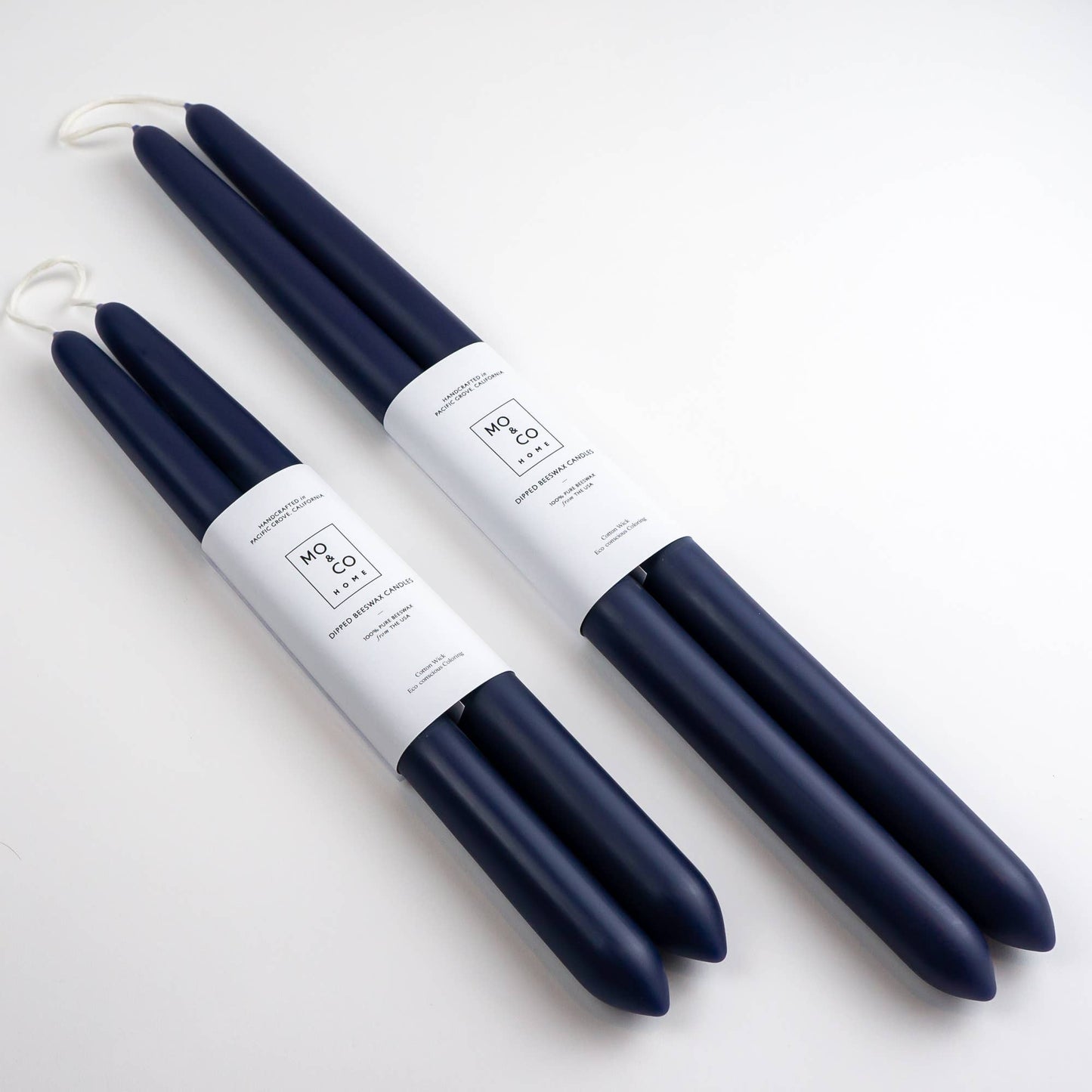 Midnight Blue: 14 Inch | 100% Beeswax Dipped Candles